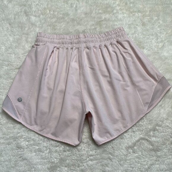 lululemon athletica Pants - Lululemon Hotty Hot High-Rise Lined Shorts 6 Pink Athletic Running Training